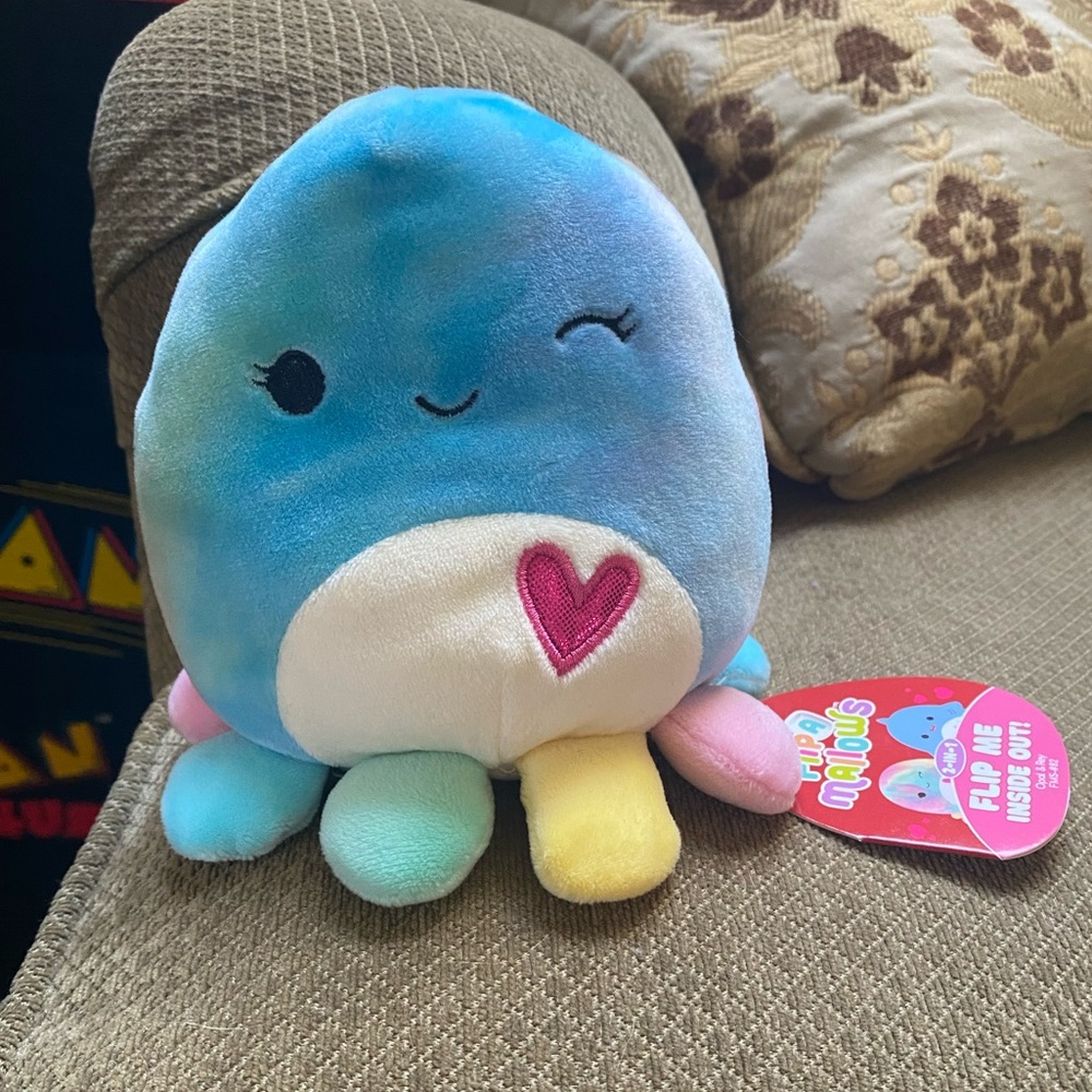 Squishmallows 5” Opal and Rey Flipmallow